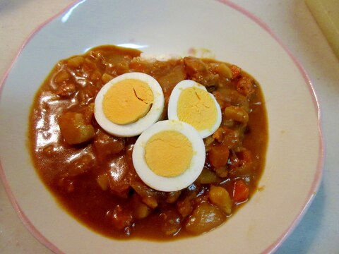 山芋入れて半分のルーで作る♪美味しいカレー